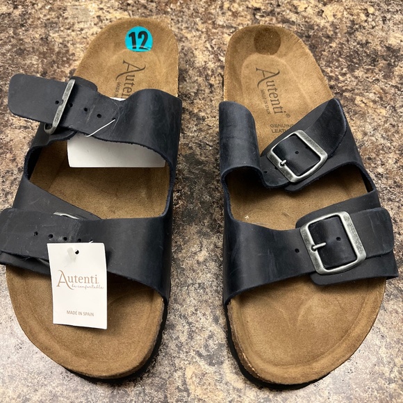 Auttsnti men’s leather sandals - Picture 1 of 6